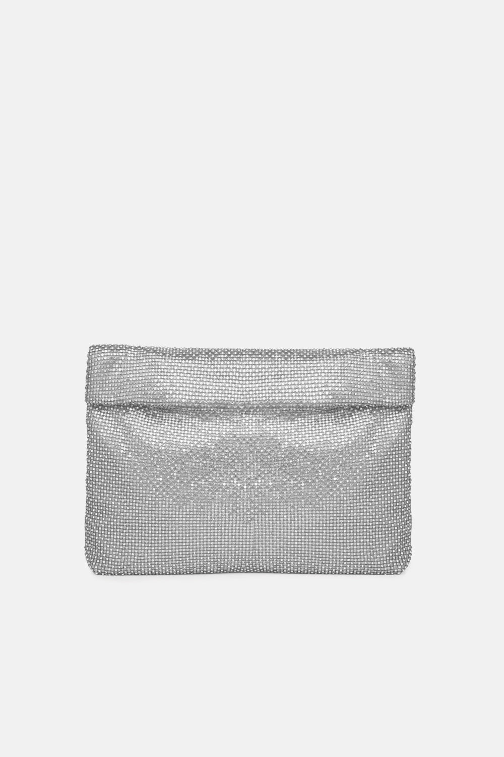 MAXI POUCH DUNHAM METAL ARGENTO