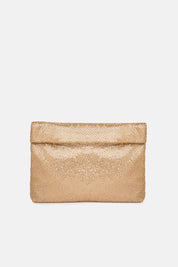 MAXI POUCH DUNHAM METAL ORO