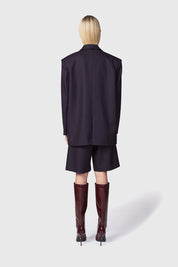 OLVIANE GIACCA BLU BORDEAUX