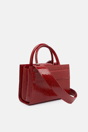 MINI TOTE BAG SERANE ROSSA PITONATA