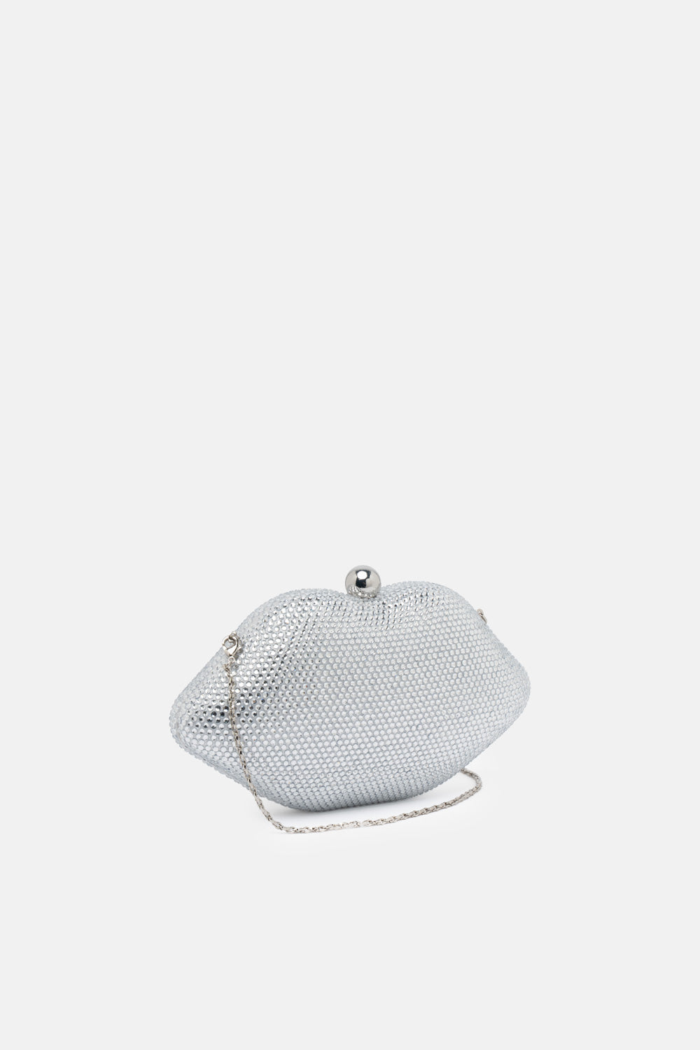 CLUTCH BOCCA YLENOR ARGENTO