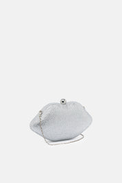 CLUTCH BOCCA YLENOR ARGENTO