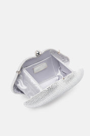 CLUTCH BOCCA YLENOR ARGENTO