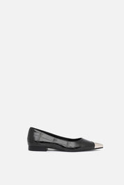 Ilyna – ballerina nero | TWENTYFOURHAITCH – vista laterale