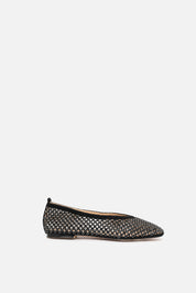 Zyrel – ballerina nero | TWENTYFOURHAITCH – vista laterale