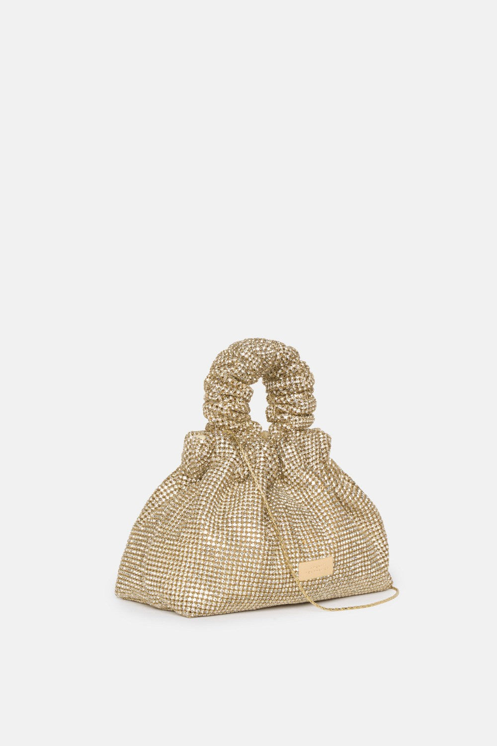 Angel Aura – borsa pouch oro | TWENTYFOURHAITCH – vista laterale