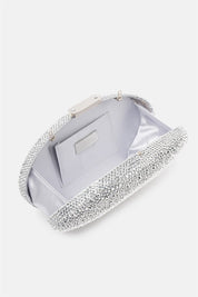 Indare – clutch argento | TWENTYFOURHAITCH – dettaglio