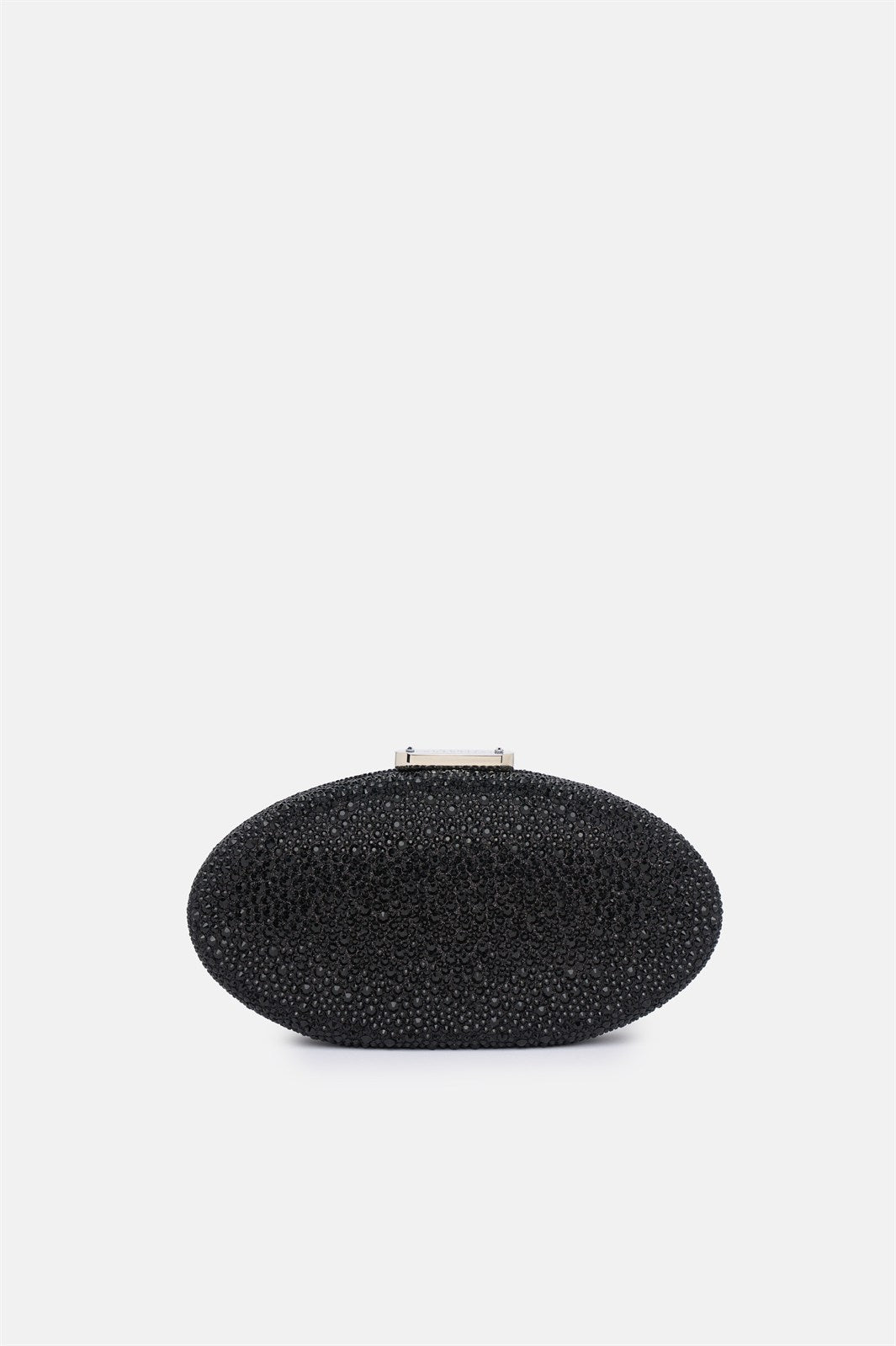 Indare – clutch nera | TWENTYFOURHAITCH – vista frontale