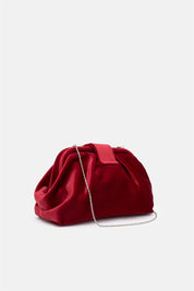 Kyreth – clutch bordeaux | TWENTYFOURHAITCH – vista laterale