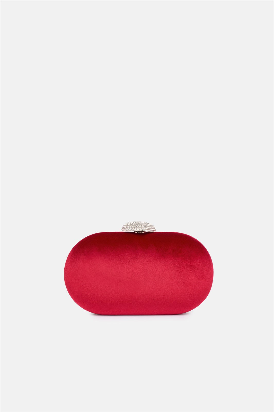 Milure – clutch bordeaux | TWENTYFOURHAITCH – vista frontale