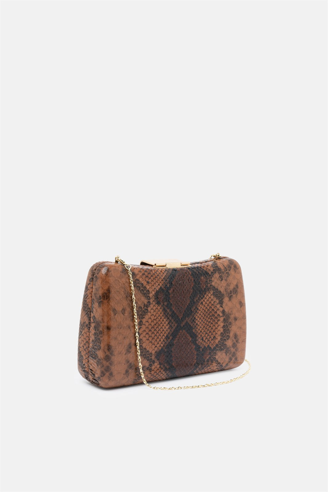 Oleria – clutch naturale | TWENTYFOURHAITCH – vista laterale