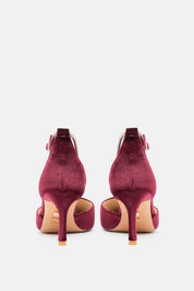 Feriel – décolleté bordeaux | TWENTYFOURHAITCH – vista retro