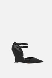 Iska – décolleté nero | TWENTYFOURHAITCH – vista laterale