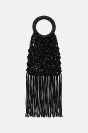 Maronti – handbag nera | TWENTYFOURHAITCH – vista frontale