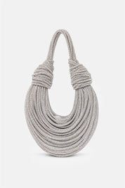 Tome – handbag argento | TWENTYFOURHAITCH – vista frontale