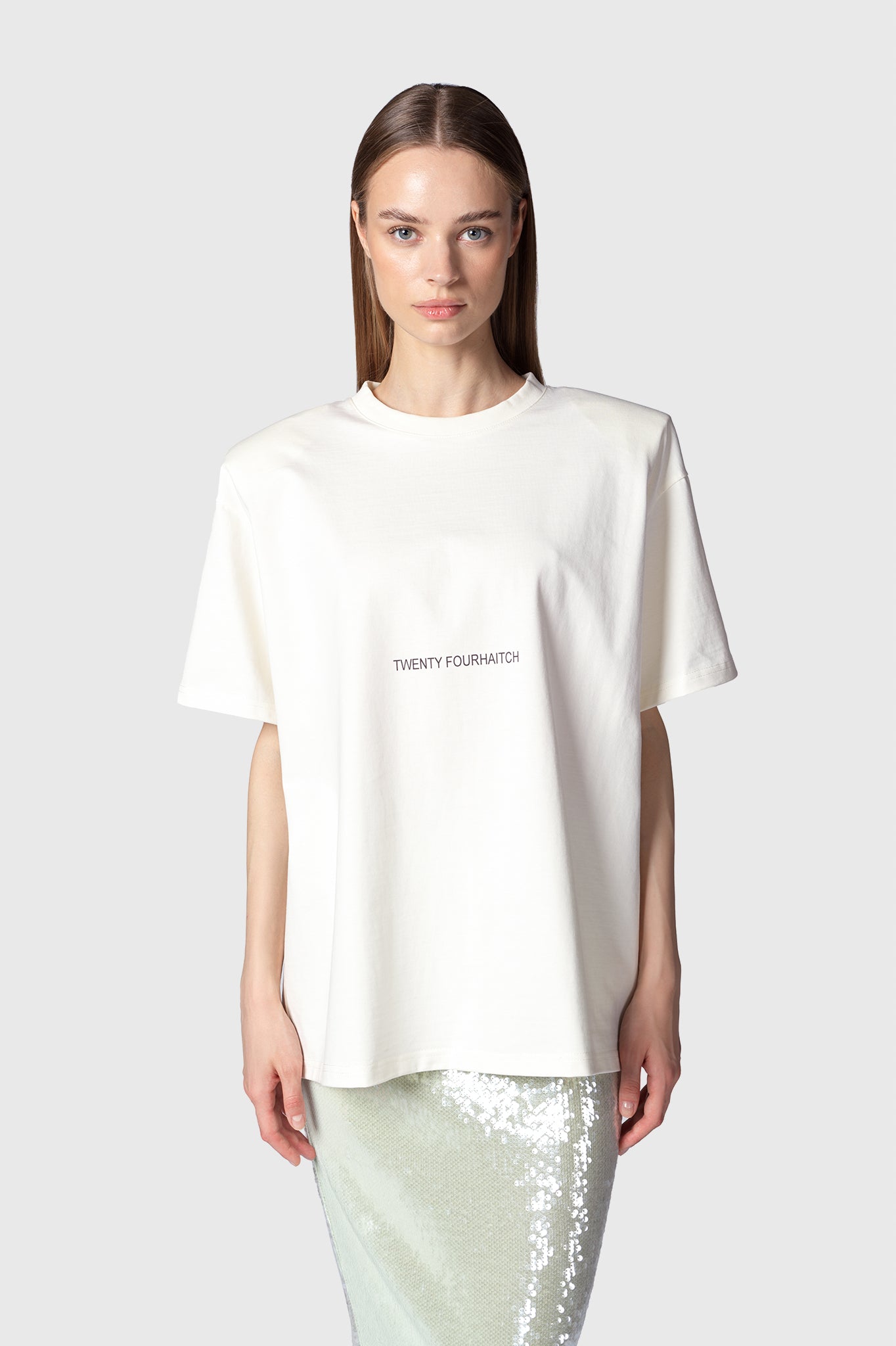 T-SHIRT PALMS ΚΡΕΜ