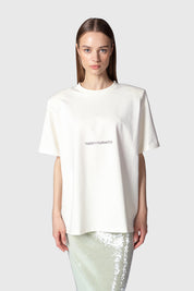 T-SHIRT PALMS ΚΡΕΜ