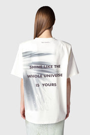 T-SHIRT PALMS ΚΡΕΜ
