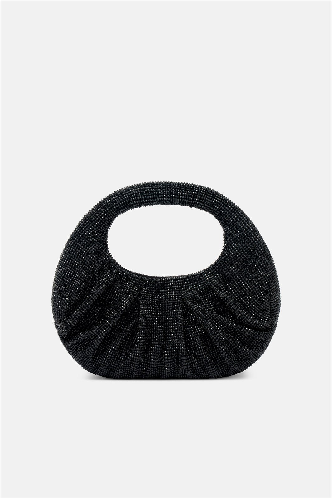 Joan – mini handbag nera | TWENTYFOURHAITCH – vista frontale