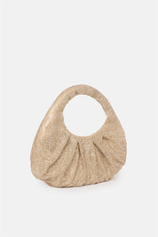 Joan – mini handbag oro | TWENTYFOURHAITCH – vista laterale