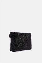 Varadero – mini pochette nera | TWENTYFOURHAITCH – vista laterale