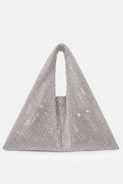 Parks – handbag argento | TWENTYFOURHAITCH – vista frontale