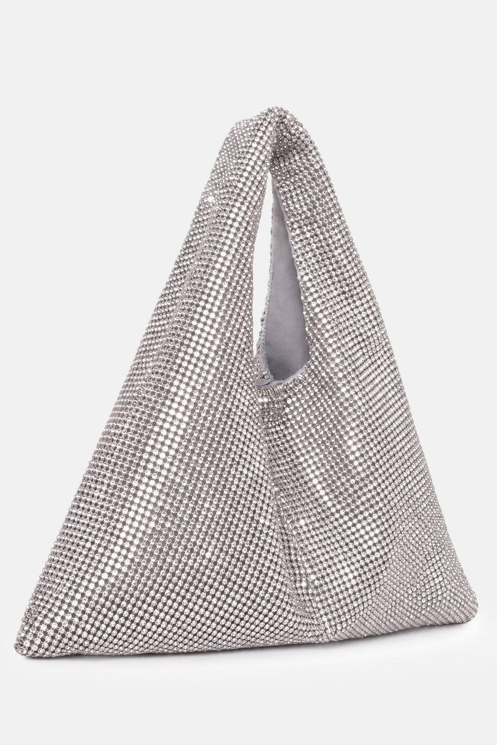 Parks – handbag argento | TWENTYFOURHAITCH – vista laterale