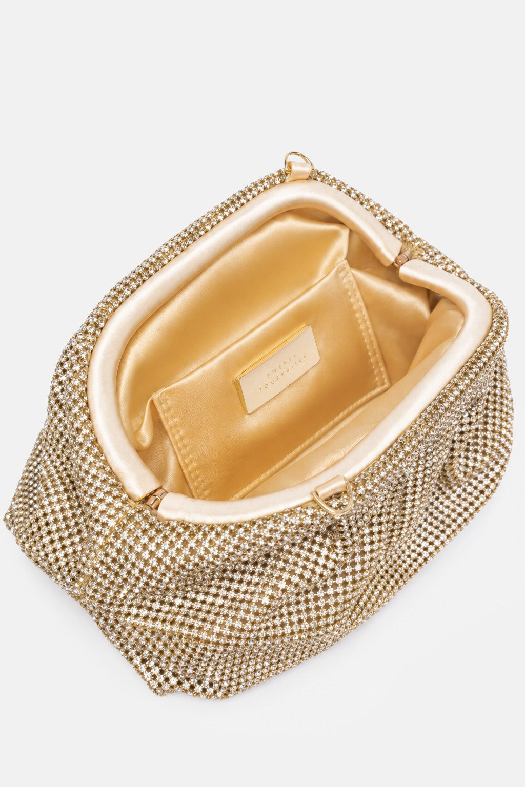 Petra – pouch bag oro | TWENTYFOURHAITCH – dettaglio