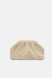 Petra – pouch bag oro | TWENTYFOURHAITCH – vista frontale