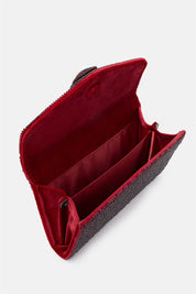 Asilea – pochette bordeaux | TWENTYFOURHAITCH – dettaglio