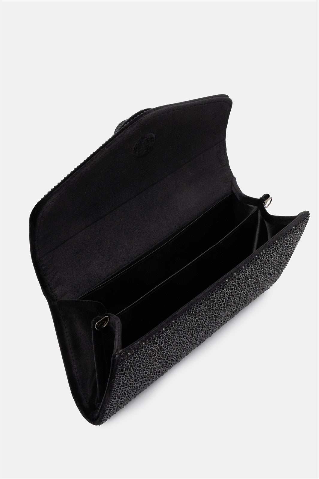 Asilea – pochette nera | TWENTYFOURHAITCH – dettaglio