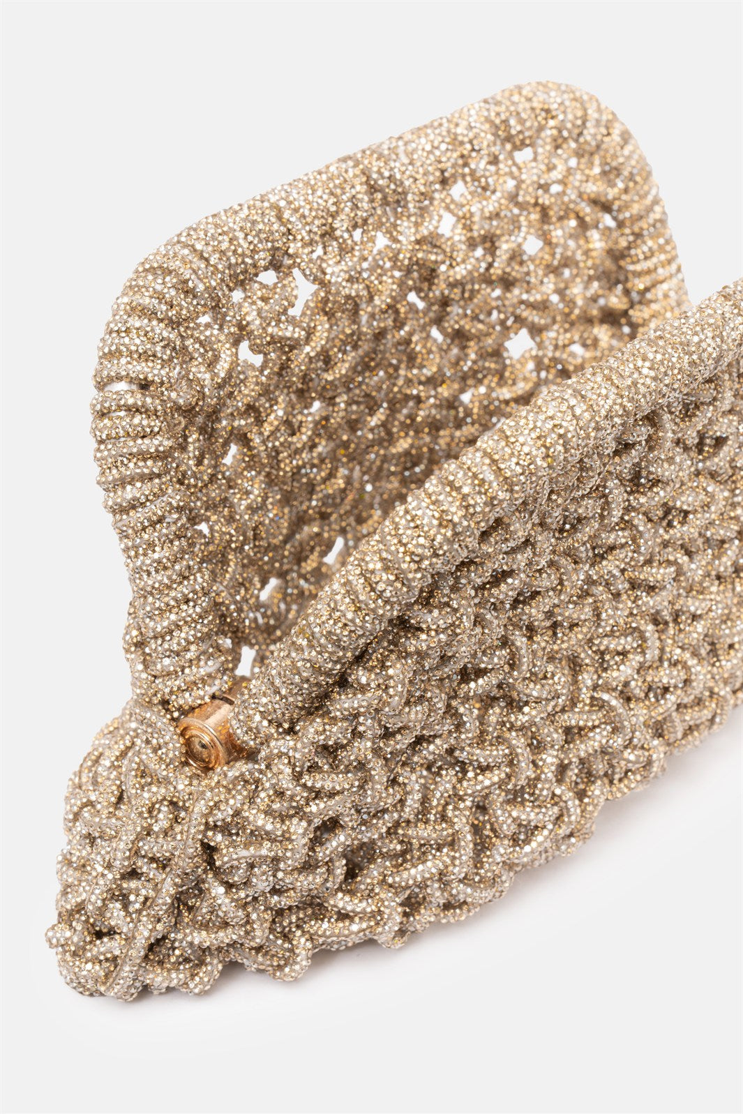 Kaira – pochette oro | TWENTYFOURHAITCH – dettaglio