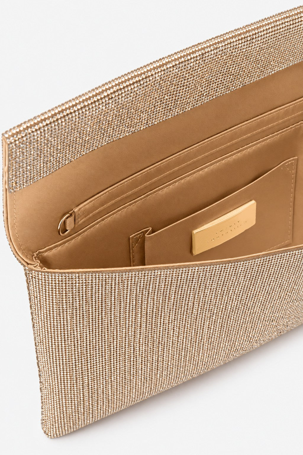 Kasira – pochette oro | TWENTYFOURHAITCH – dettaglio