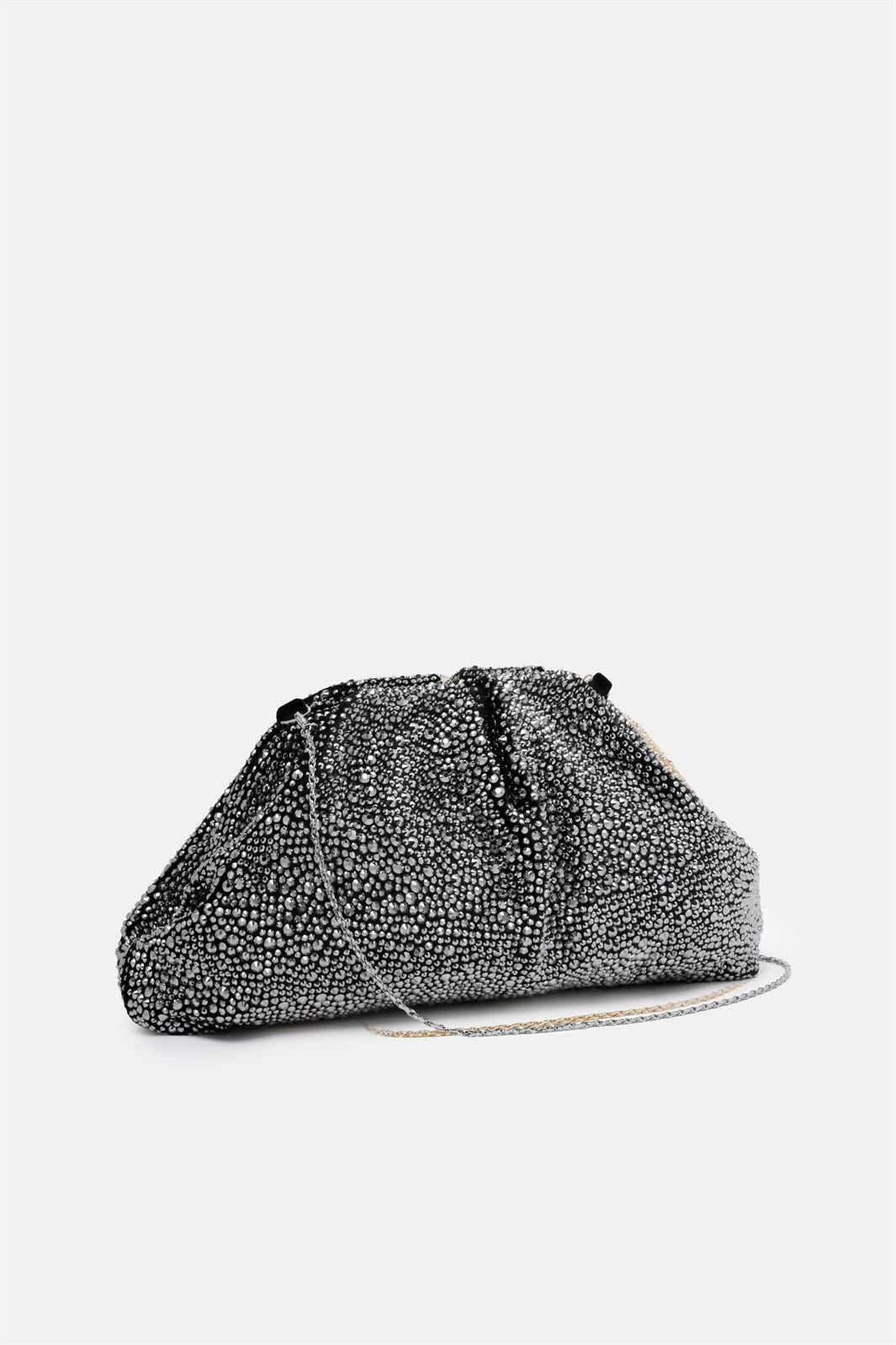 Mirach – pochette nera e grigia | TWENTYFOURHAITCH – vista laterale