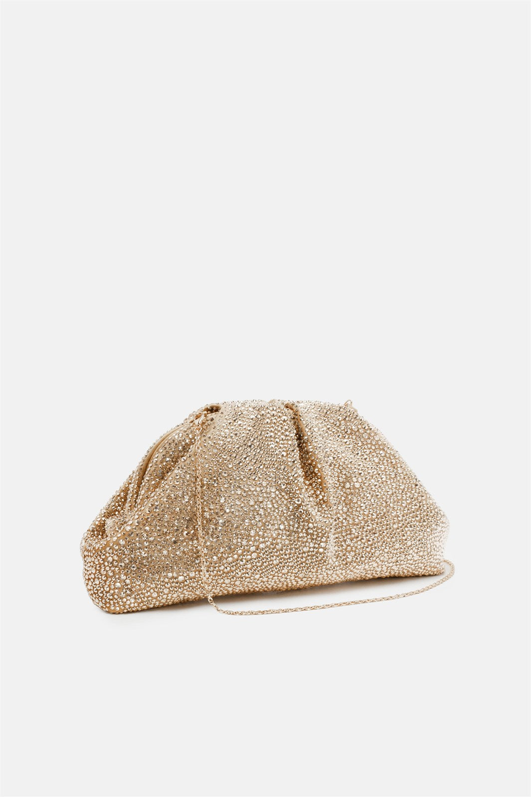 Mirach – pochette oro | TWENTYFOURHAITCH – vista laterale