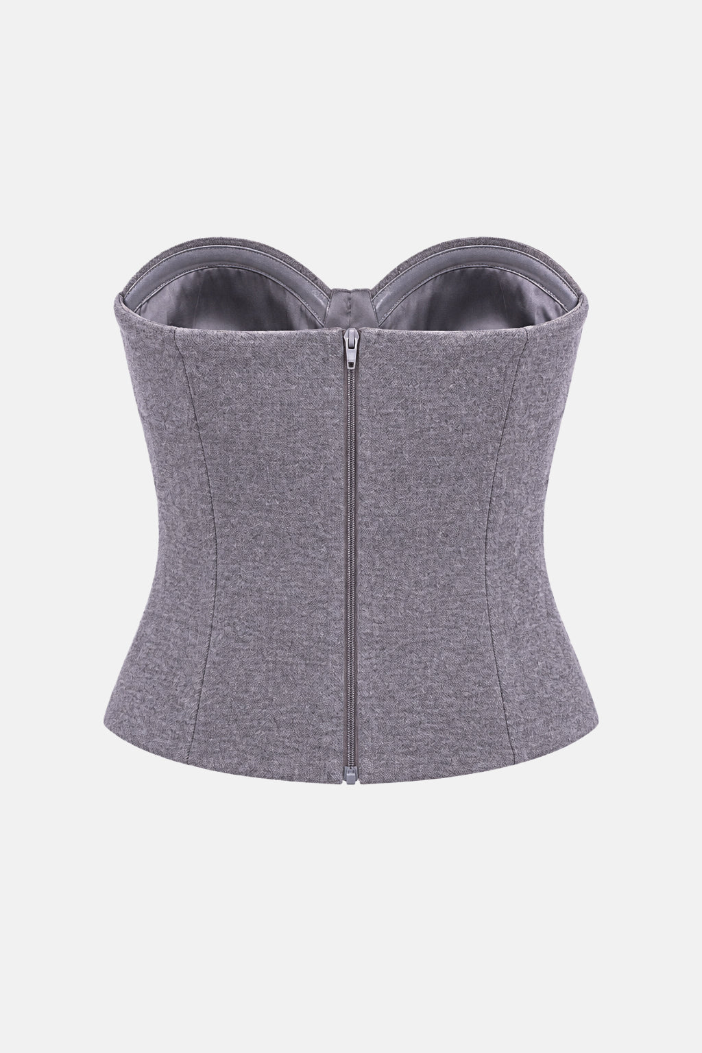 QUIRA TOP GRIGIO – vista posteriore