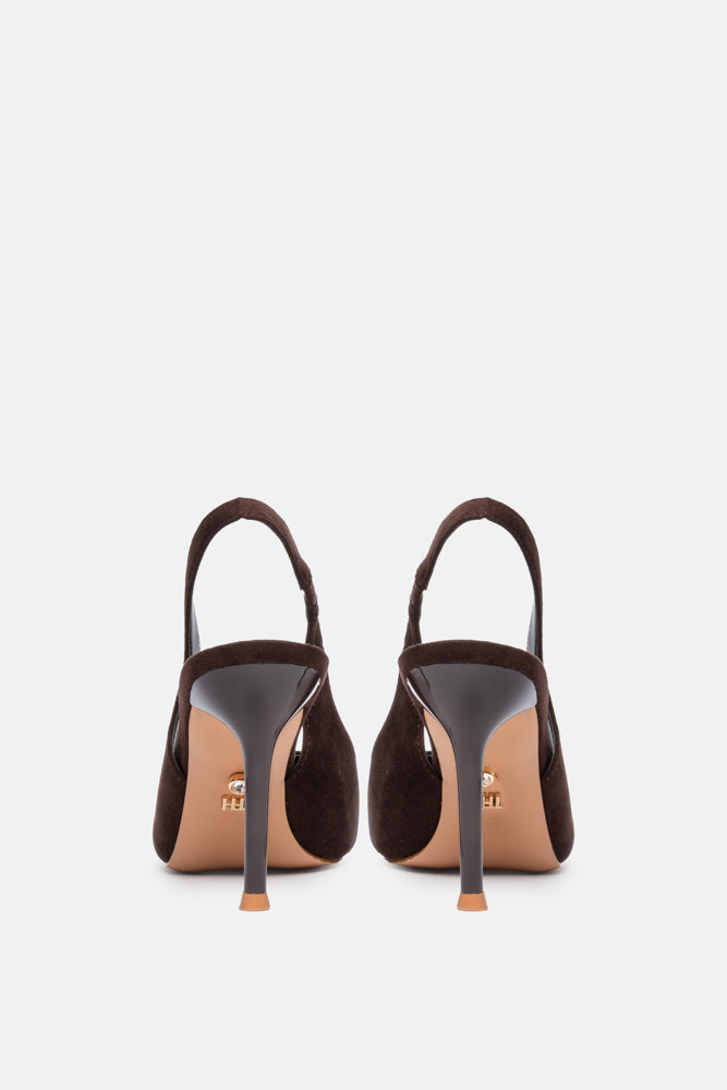 Varne – slingback marrone | TWENTYFOURHAITCH – vista retro