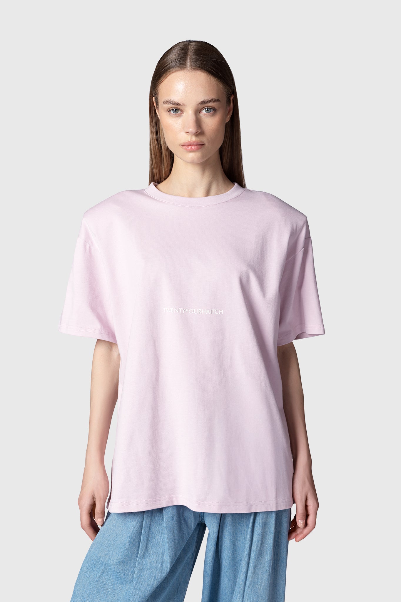 T-SHIRT LOVE ΡΟΖ